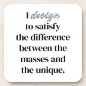 Ich entwerfe einen Untersetzer aus Hartkunststoff (Vorderseite)