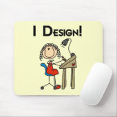 Ich entwerfe T-Shirts und Geschenke Mousepad (Mit Mouse)