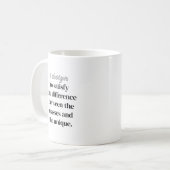 Ich entwerfe Tasse (Vorderseite Links)