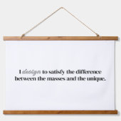 Ich entwerfe Wandteppiche aus Holz (Vorne)