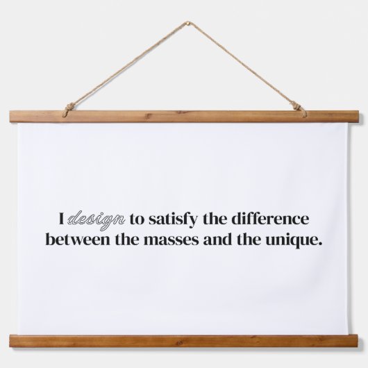 Ich entwerfe Wandteppiche aus Holz (Vorne)