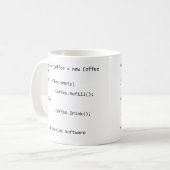 Ich entwickele Software Kaffeetasse (Vorderseite Links)