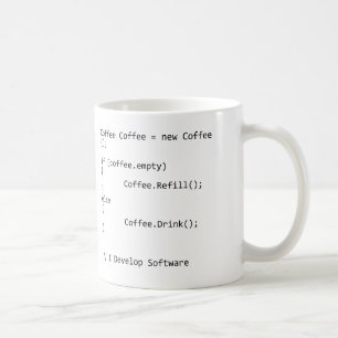 Ich entwickele Software Kaffeetasse