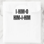 Ich - ER = 0 Sticker (Tasche)