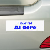 Ich erfand Al Gore Autoaufkleber (Auf Auto)