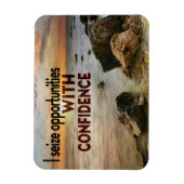 "Ich ergreife Chancen" Motivation Affirmation Magnet (Vertikal)