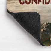 "Ich ergreife Chancen" Motivation Affirmation Mousepad (Ecke)