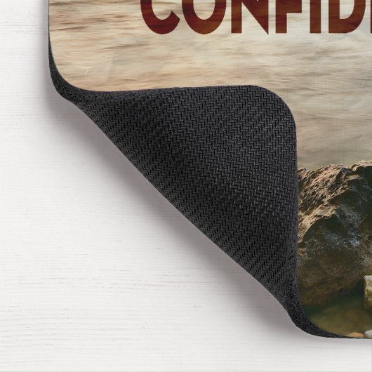 "Ich ergreife Chancen" Motivation Affirmation Mousepad (Ecke)