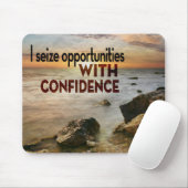 "Ich ergreife Chancen" Motivation Affirmation Mousepad (Mit Mouse)
