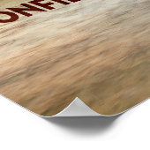 "Ich ergreife Chancen" Motivation Affirmation Poster (Ecke)