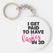 Ich erhalte Bezahlung für 3D-Lashes Schlüsselanhänger (Vorne)