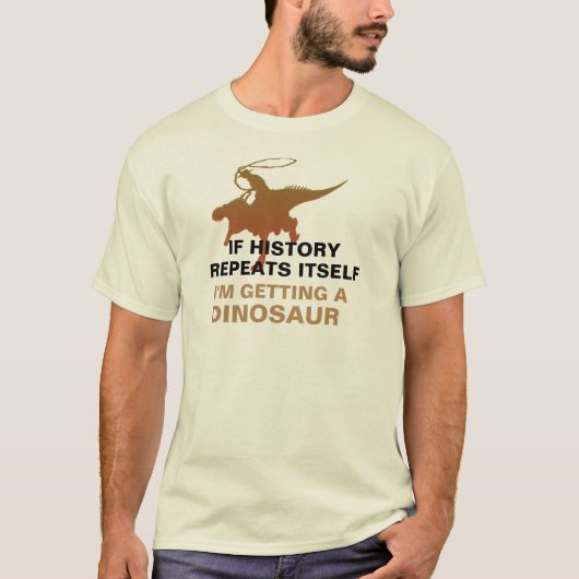 Ich erhalte einem Dinosaurier lustigen T - T-Shirt (Vorderseite)