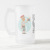 Ich erhalte kein Betrunkenes Bier-Angebot Mattglas Bierglas (Links)