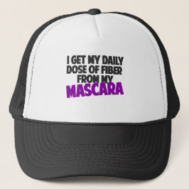 Ich erhalte meine tägliche Dosis der Faser von Truckerkappe