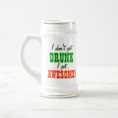 Ich erhalte nicht ich erhalte fantastisch bierglas (Links)
