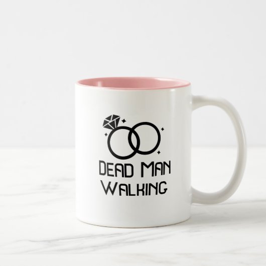 Ich erhalte verheiratetem Bräutigam lustiges Zweifarbige Tasse (Rechts)