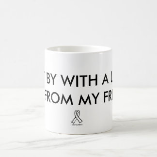 "Ich erhalte vorbei…" Zitat-Tasse Kaffeetasse