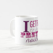 Ich erhalte zahlend, hübsche Nagel-Tasse zu haben Kaffeetasse (Vorderseite Links)