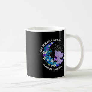 Ich erinnere mich an Alzheimer Awareness Elephant Kaffeetasse