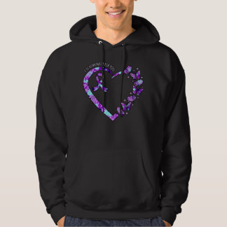Ich erinnere mich an Alzheimer's Bewusstsein Lila Hoodie