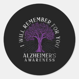 Ich erinnere mich an Dementia Heimerheimers Awa Runder Aufkleber