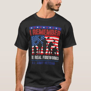 Ich erinnere mich an den echten Feuerwerk Patrioti T-Shirt