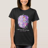 Ich erinnere mich an die Brain Alzheimer_s Auszeic T-Shirt (Vorderseite)