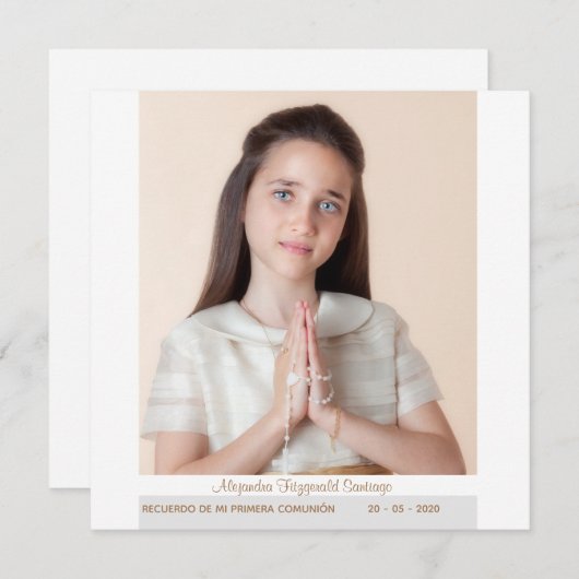 Ich erinnere mich an meine erste Kommune Abstrakt Einladung (Vorne/Hinten)