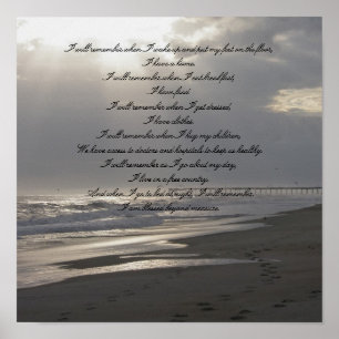 Ich erinnere mich an Poster