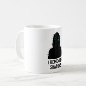 Ich erinnere mich an Schatten - geflochtene Abbild Kaffeetasse (Vorderseite Links)