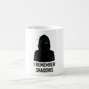 Ich erinnere mich an Schatten - geflochtene Abbild Kaffeetasse