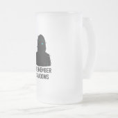 Ich erinnere mich an Schatten - geflochtene Abbild Mattglas Bierglas (VorderseiteRechts)