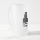 Ich erinnere mich an Schatten - geflochtene Abbild Mattglas Bierglas (Vorderseite Links)