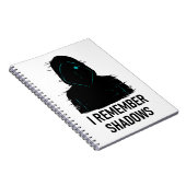 Ich erinnere mich an Schatten - geflochtene Abbild Notizblock (Rechte Seite)