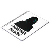 Ich erinnere mich an Schatten - geflochtene Abbild Notizblock (Linke Seite)