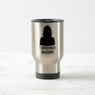 Ich erinnere mich an Schatten - geflochtene Abbild Reisebecher