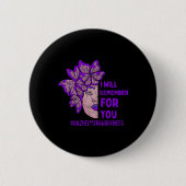 Ich erinnere mich für euch an Alzheimer-Schmetterl Button (Vorderseite)