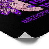 Ich erinnere mich für euch an Alzheimer-Schmetterl Poster (Ecke)