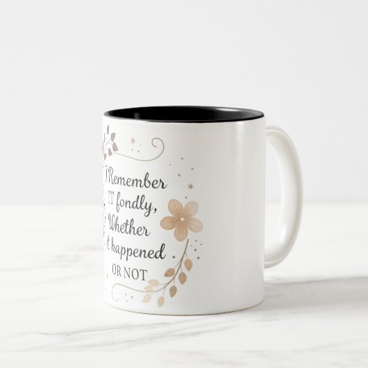 Ich erinnere mich liebevoll daran, ob es passiert zweifarbige tasse (VorderseiteRechts)