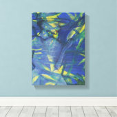 Ich erkläre mich leinwanddruck (Insitu (Holzboden))