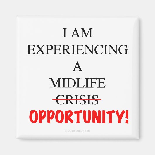 Ich erlebe eine Chance im Mittelalter Magnet (Vorne)