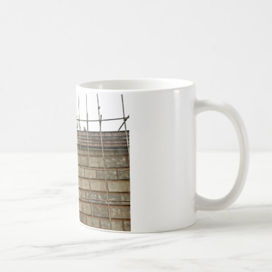 Ich erledige eine große Arbeit und also kann ich Kaffeetasse (Rechts)