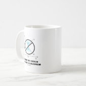 Ich erreiche selten die Ökonomie des wirtschaftlic Kaffeetasse (Vorderseite Links)