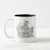 Ich errichte Bots Chatbot Kaffee-Tassenteil II Zweifarbige Tasse (Links)