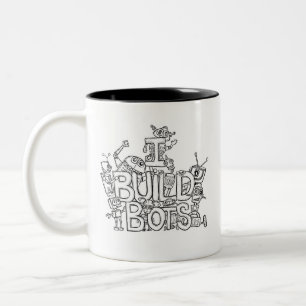 Ich errichte Bots Chatbot Kaffee-Tassenteil II Zweifarbige Tasse