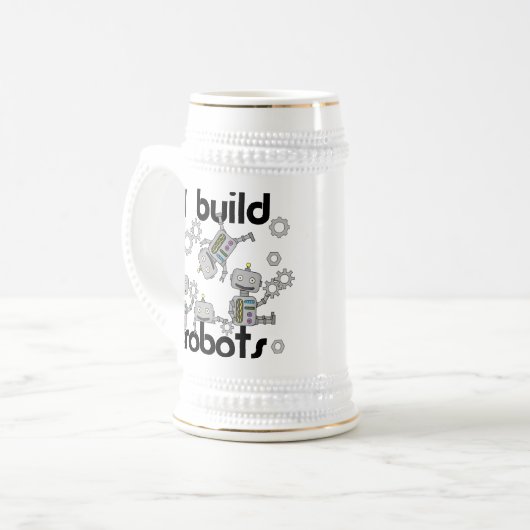 Ich errichte Roboter Bierglas (Vorderseite Links)