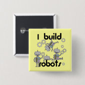 Ich errichte Roboter Button (Vorne & Hinten)