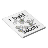 Ich errichte Roboter Notizblock (angewinkelt)