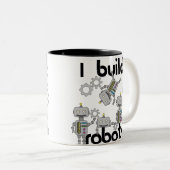 Ich errichte Roboter Zweifarbige Tasse (VorderseiteRechts)