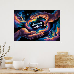 Ich erschaffe meine eigene Zukunft Poster